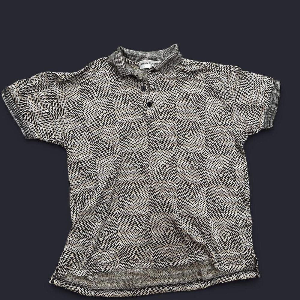 Vintage funky polo size